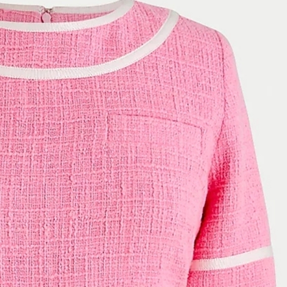 J Crew Tweed A line Dress with Flap Pockets - Picture 6 of 16